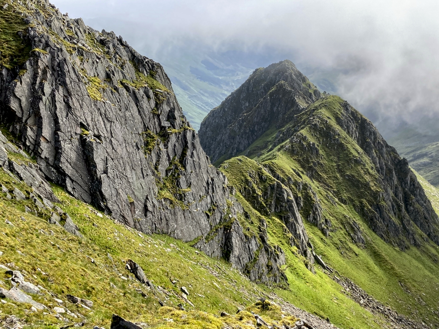 Sgurr na Forcan from The Saddle