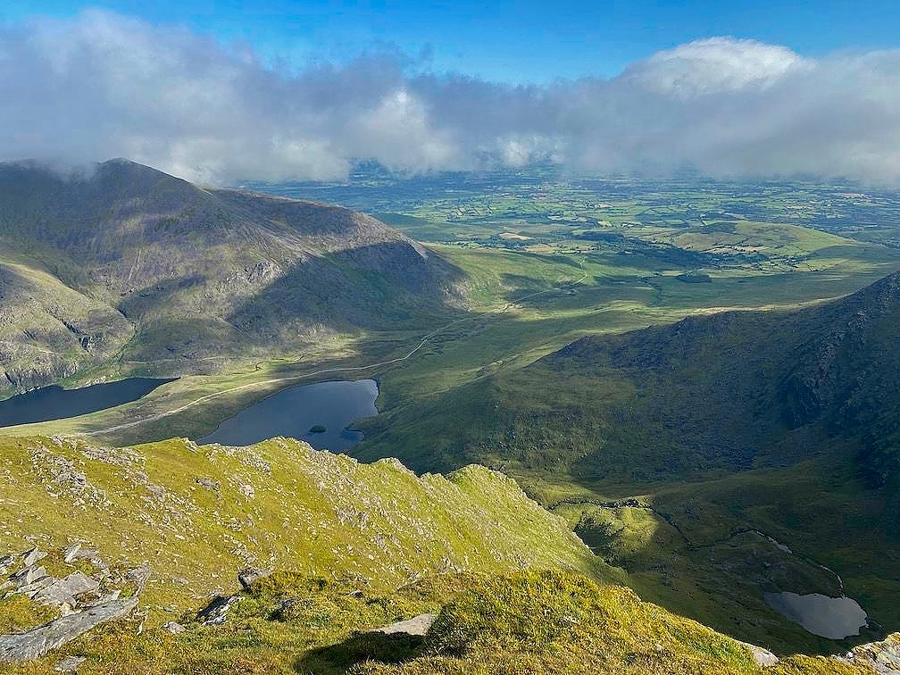 North Ridge and Cumeenmore from Summit
