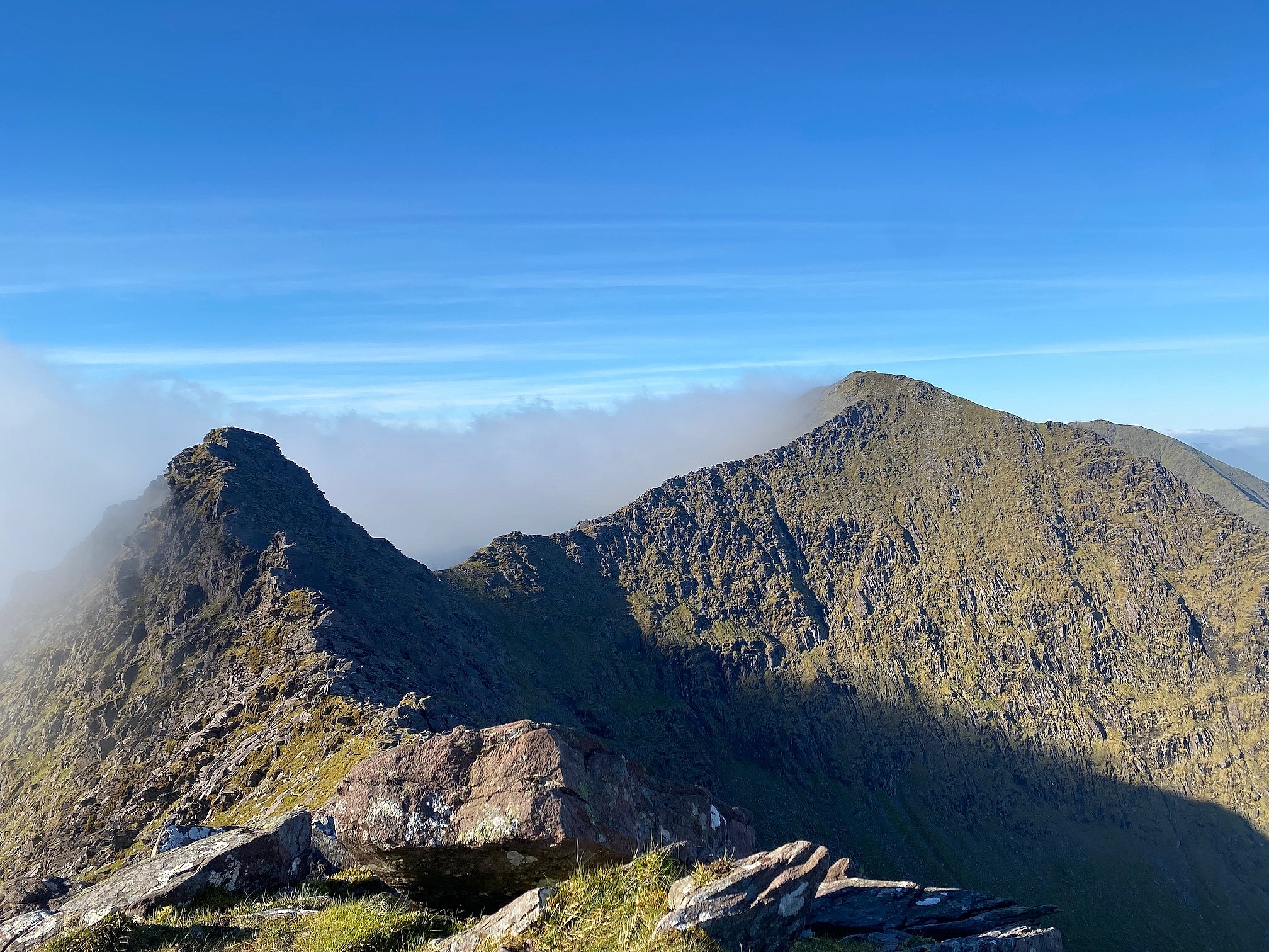 The Big Gun & Cnoc na Peiste from the summit of Cruach Mhor